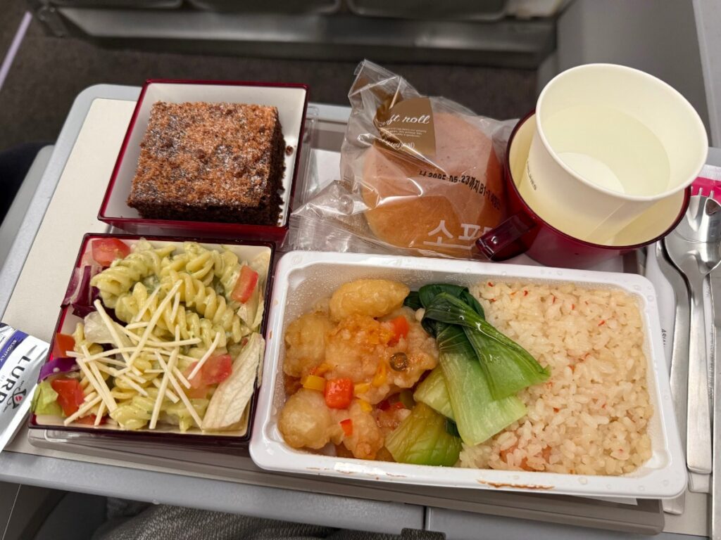 A350 기내식 깐쇼새부 볶음밥